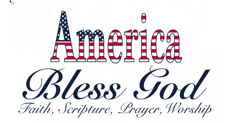 America Bless God - Decal